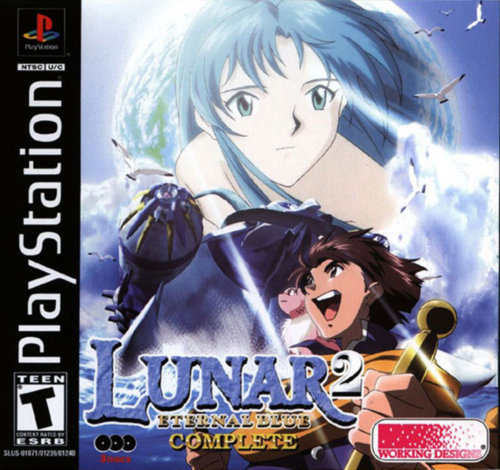 Lunar 2 - Eternal Blue Complete (USA) (Disc 2) Cover